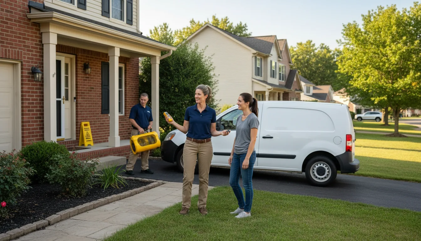 Water restoration image for Flood Water Cleanup, Removal And Restoration Services in Meadowview, VA